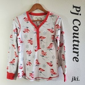 Pj Couture Women's Sleepwear Longsleeves Pajama Shirt